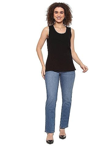Parsley & Sage Wanda Tank in Black (view 2)