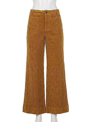 Habitat Rustic Stretch Cord Patch Pocket Ankle Pant in Breen (view 1)