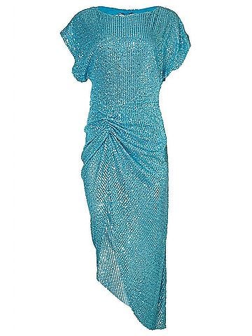 In The Mood For Love Bercot Sequin Embellished Dress in Mermaid (view 1)