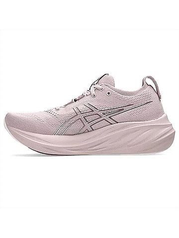 Asics Women's Nimbus 27 Sneaker in Fawn/Birch (view 2)