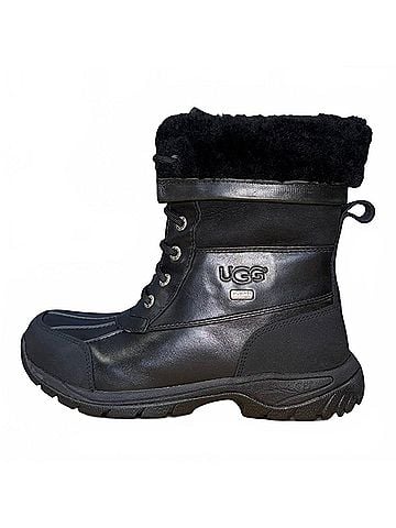 Ugg Kid's Butte Boots in Black (view 2)