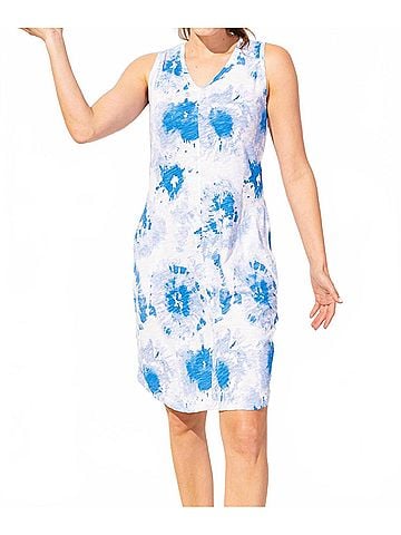 Habitat Sunburst Cotton Beach Dress in Riviera (view 2)