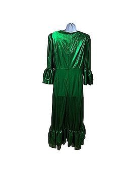Pomander Place Tuckernuck Lillith Lurex Crinkle Midi Cocktail Dress (view 2)