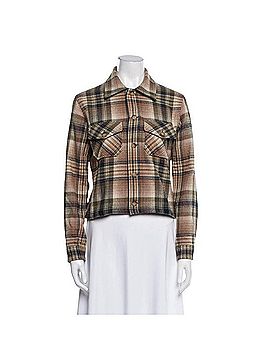 Polo by Ralph Lauren Cropped Plaid Jacket / Shacket Jacket (view 2)