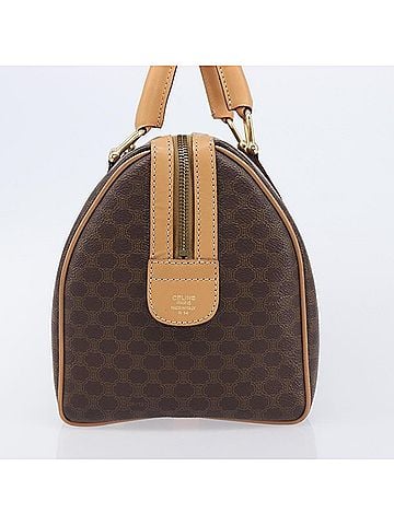 Céline Handbag Canvas Brown Canvas Handbag (view 2)