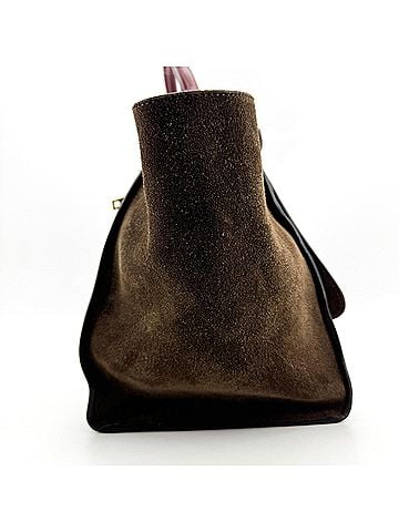 Céline Tricolor Trapeze Leather Brown Leather Handbag (view 2)