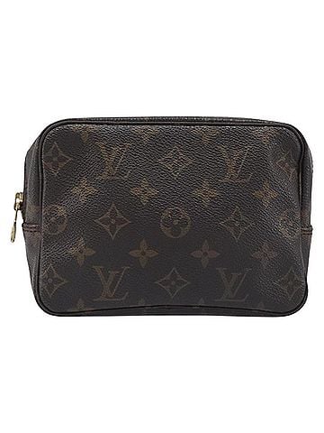 Louis Vuitton Trousse Toiletry Monogram Canvas Brown Canvas Toiletry Case Accessory (view 1)