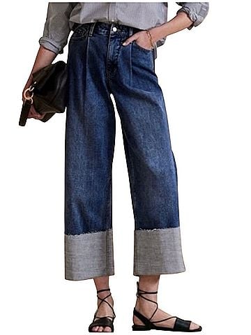 Banana Republic Wide Leg Crop Jeans (view 1)