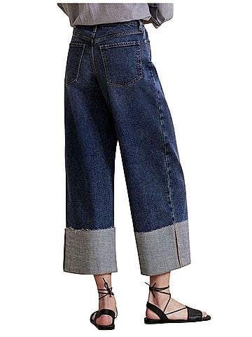 Banana Republic Wide Leg Crop Jeans (view 2)