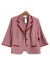 Sag Harbor 100% Polyester Houndstooth Red White Blazer Size 18 - photo 1