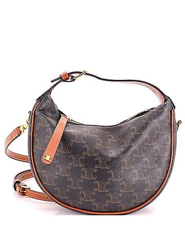Céline Lulu Bag Triomphe Coated Canvas Teen (view 1)
