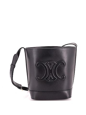 Céline Cuir Triomphe Bucket Bag Leather Small (view 1)
