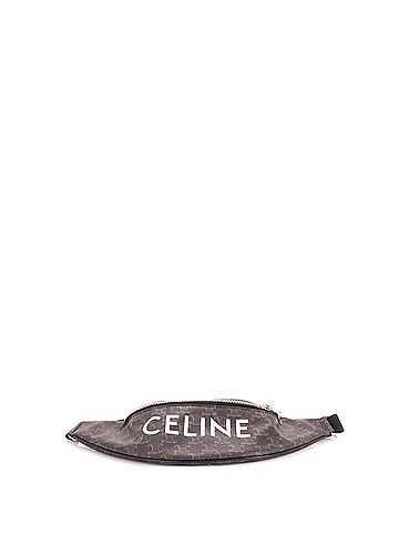 Céline Logo Belt Bag Triomphe Coated Canvas (view 2)