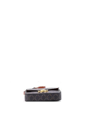 Céline Triomphe East-West Shoulder Bag Triomphe Coated Canvas (view 2)
