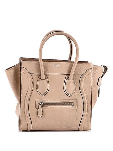 Céline Luggage Bag Grainy Leather Micro (view 1)
