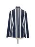 Mural Stripes Blue White Blazer Size S - photo 2