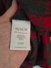 CAbi 100% Rayon Plaid Red Gray Button-Down Shirt Size M - photo 6