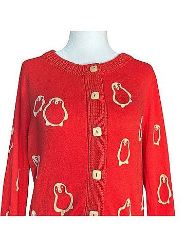 Field Flower Penguin Cardigan Cardigan (view 1)