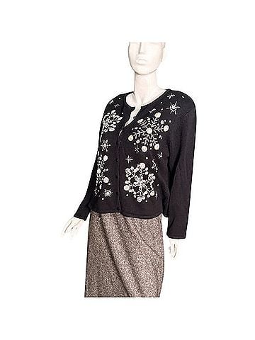 Tiara international Christmas Collection Cardigan (view 2)