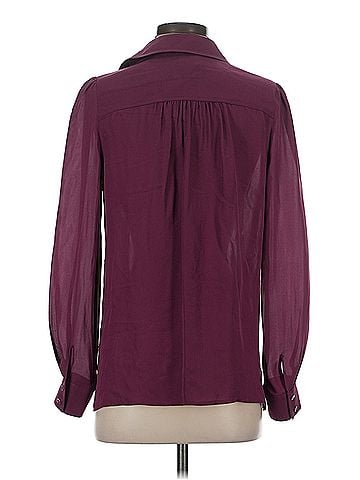 Haute Hippie Haute Hippie Long Sleeve Silk Top (view 2)