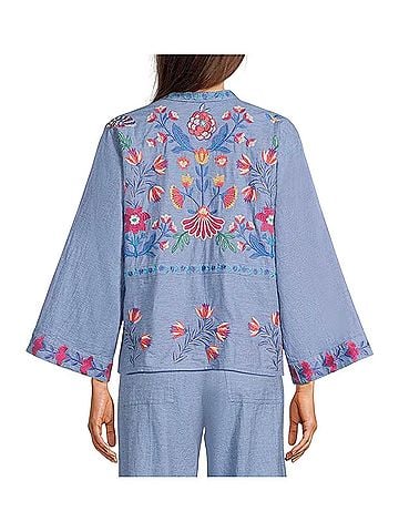 Johnny Was Elizabeth Denim Jacket (view 2)