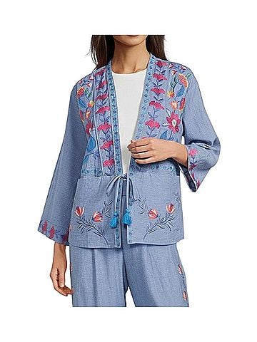 Johnny Was Elizabeth Denim Jacket (view 1)