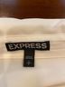 Express White Ivory Button-Down Shirt Size S - photo 3