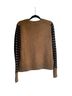 Tory Burch Stripes Brown Blue Multi Color Pullover Sweater Size XL - photo 2
