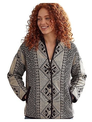 Madewell Geometric Teddy Jacket Jacket (view 1)