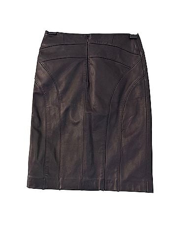 Nicole Miller Collection Leather Skirt (view 2)