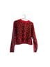 TNA Animal Print Red Brown Pullover Sweater Size M - photo 2
