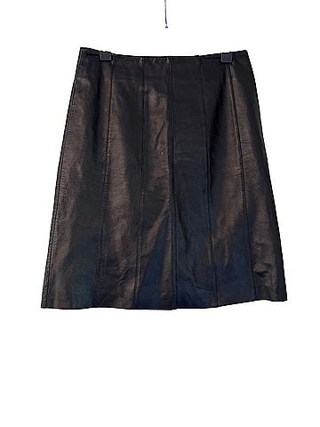 Kenar Leather Skirt (view 1)