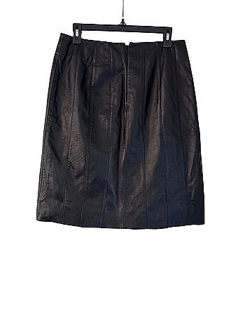 Kenar Leather Skirt (view 2)