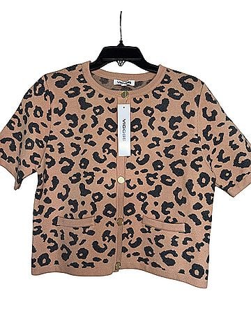 Vigoss Leopard cheetah Cardigan (view 1)