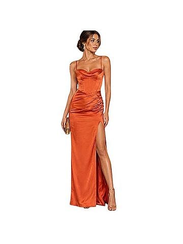 Mac Duggal Sweetheart Bustier Gown Cocktail Dress (view 1)
