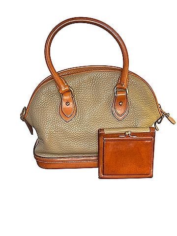 Dooney & Bourke Leather Satchel (view 2)