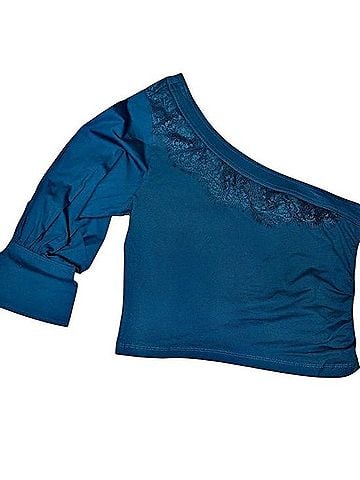 Anthropologie Sculpt Knit Top 3/4 Sleeve T-Shirt (view 1)