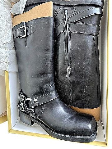 Michael Kors Crosby Moto Boot Boots (view 2)