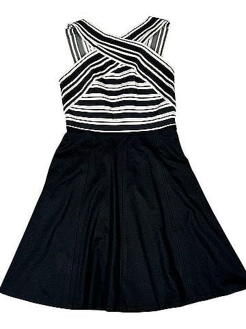 Maeve Crosswise Flare Cocktail Dress (view 1)