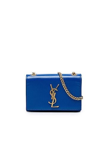 Saint Laurent Small Grain De Poudre Monogram Kate Crossbody (view 1)