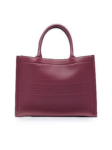 Dior Medium Embossed Leather Book Tote (view 1)