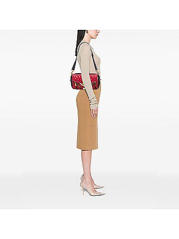 Miu Miu Tricolor Nappa Biker Twin Pocket Crossbody (view 2)