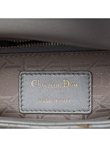 Dior Mini Metallic Lambskin Cannage Lady Dior (view 2)