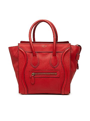 Céline Micro Drummed Calfskin Luggage Tote (view 1)