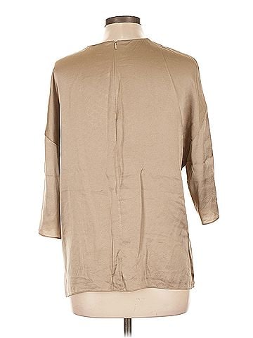 Vince. Vince. 3/4 Sleeve Silk Top (view 2)