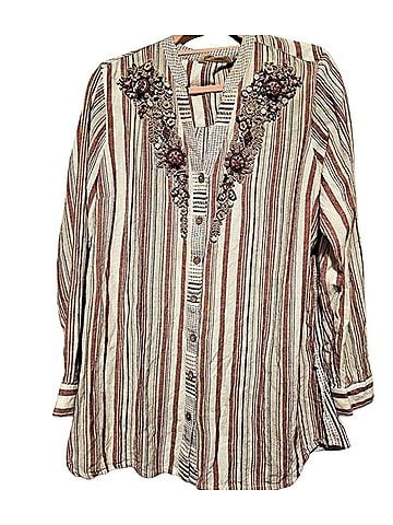 Soft Surroundings Long Sleeve Button-Down Shirt (view 1)