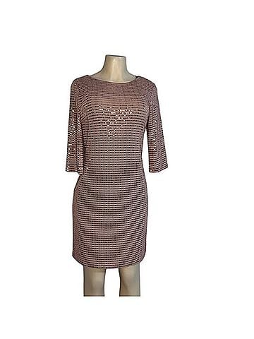 Enfocus Sequin Shift Dress Cocktail Dress (view 1)