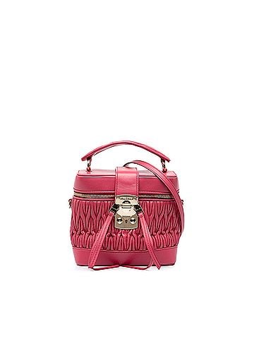 Miu Miu Matelasse Nappa Top Handle Vanity Case (view 1)