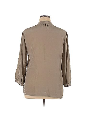 Banana Republic Banana Republic Long Sleeve Silk Top (view 2)