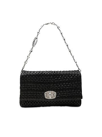 Miu Miu Large Matelasse Nappa Crystal Satchel (view 1)